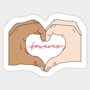 Love is Forever Sticker